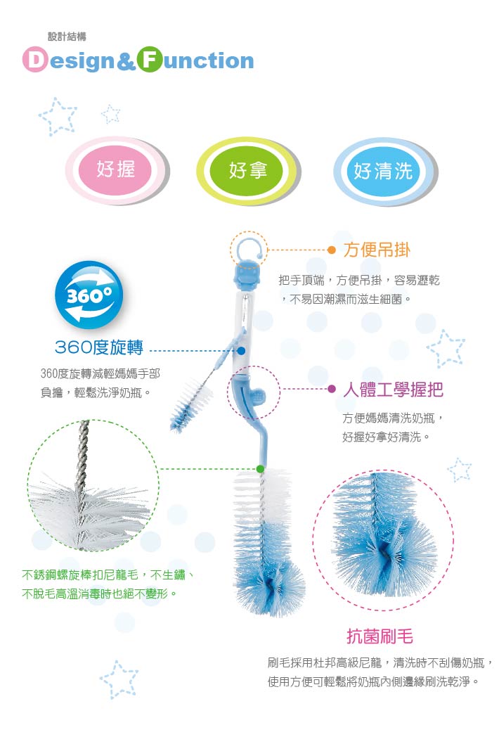 proimages/Bathing＆CleanSeries/BottleBrush/5357/KU5357酷咕鴨造型式奶瓶刷.jpg