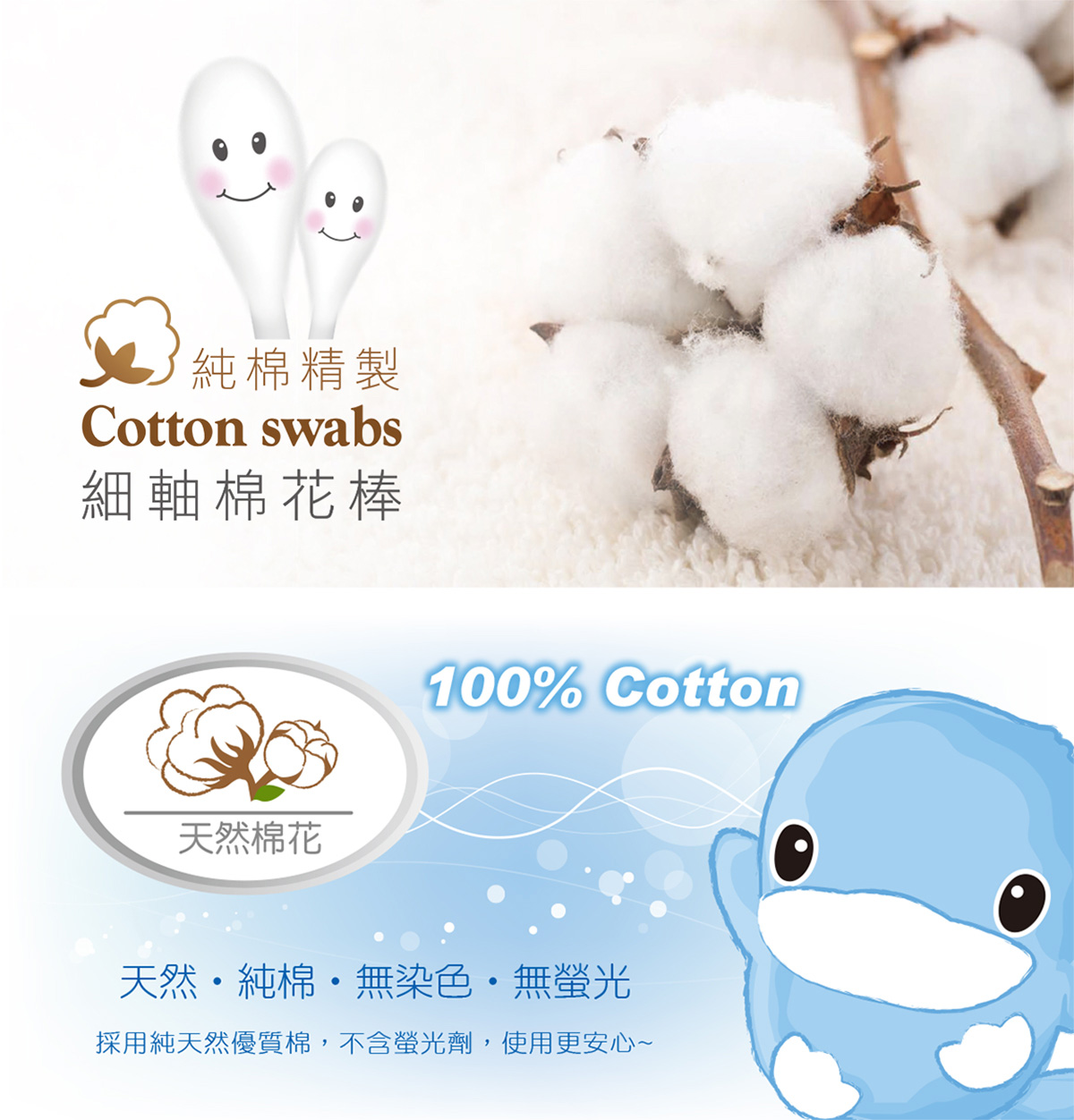 proimages/Bathing＆CleanSeries/Clean＆Care/CottonSwabs/1103/KU1103-酷咕鴨細軸棉花棒260入-1.jpg