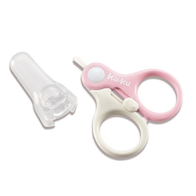 初生嬰兒安全剪刀(短圓頭刀刃)