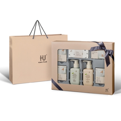 KUKU PLUS 舒敏積雪草寶寶沐浴禮盒