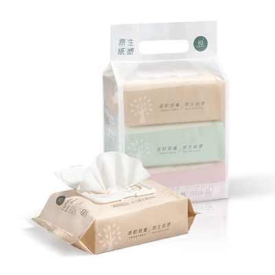 KUKU PLUS EDI超純水手口濕式衛生紙-三入