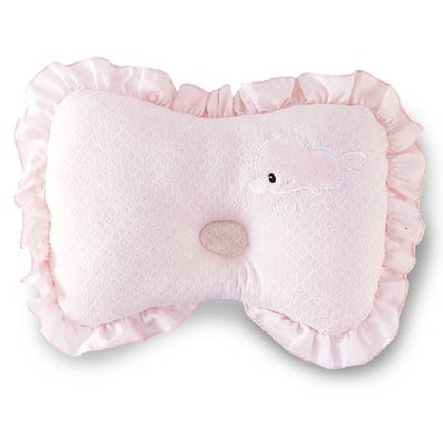 荷葉邊繡花護頭枕