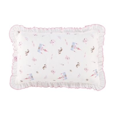 童心荷葉邊中童枕-夢幻粉