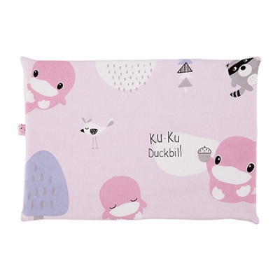 童心防螨透氣嬰兒乳膠枕-藕粉