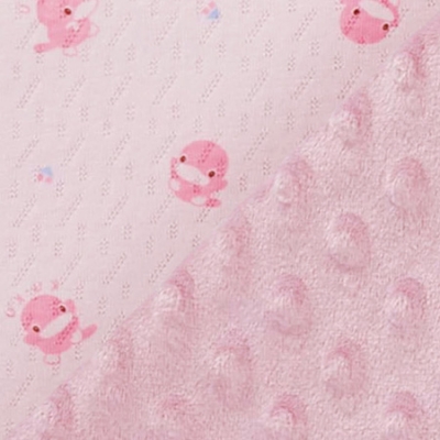 酷咕鴨荳荳安撫毯組-幸福粉