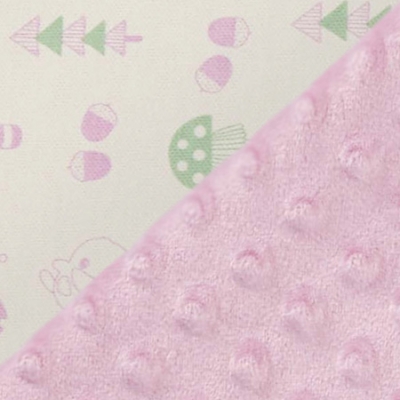 酷咕鴨荳荳安撫毯組-植感粉