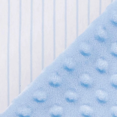 酷咕鴨荳荳安撫毯組-細紋藍