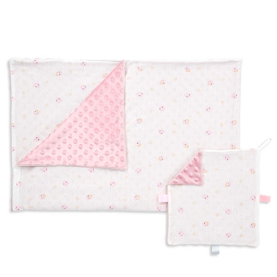 酷咕鴨荳荳安撫毯-柔霧粉