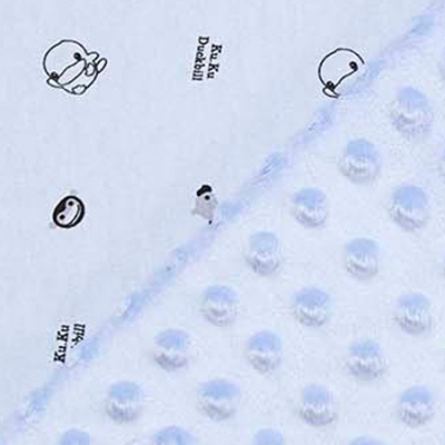 酷咕鴨荳荳安撫毯-旺猴藍