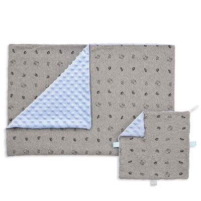 酷咕鴨荳荳安撫毯-旺猴灰