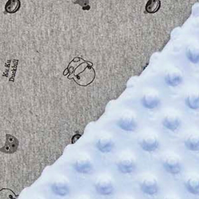 酷咕鴨荳荳安撫毯-旺猴灰