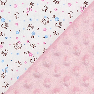 酷咕鴨荳荳安撫毯-奶油白