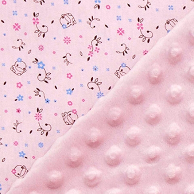 酷咕鴨荳荳安撫毯-野莓粉