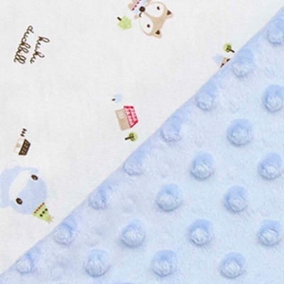 酷咕鴨荳荳安撫毯-典雅藍