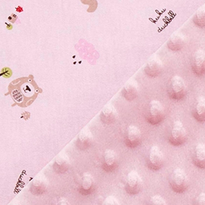 酷咕鴨荳荳安撫毯-復古粉