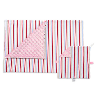 酷咕鴨荳荳安撫毯禮盒組-朝霞粉