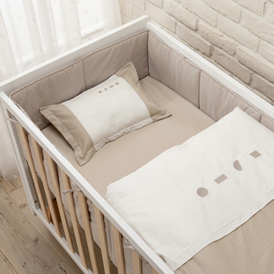 KUKU PLUS 極簡幾何寢具六件組-淺茶