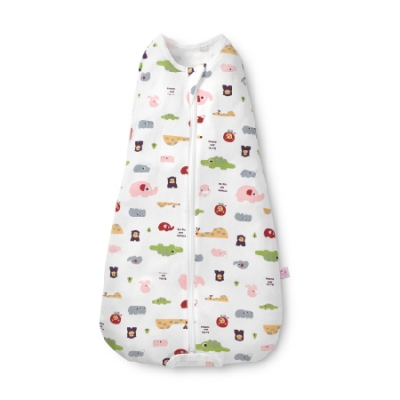 動物派對成長型懶人包巾