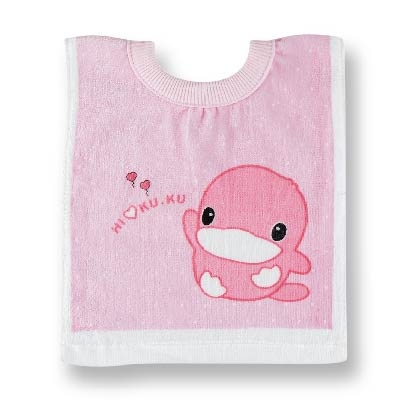 毛巾布套頭圍兜