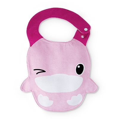 眨眨眼造型中圍兜