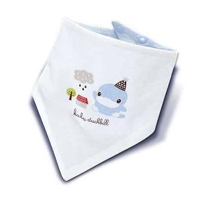 狐狸熊雙面三角領巾