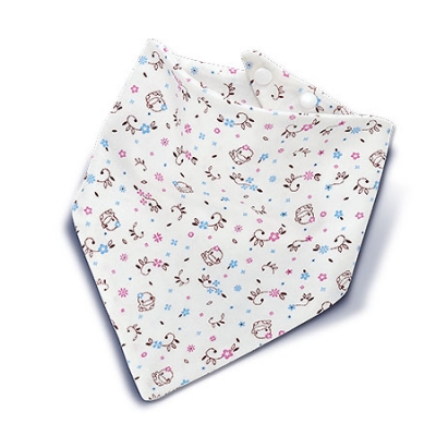 星星花雙面三角領巾