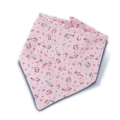 星星花雙面三角領巾