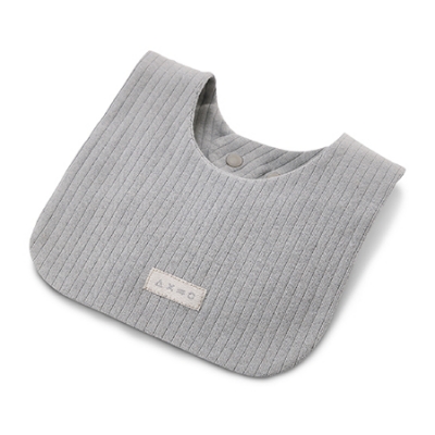 KUKU PLUS竹纖羅紋方形圍兜