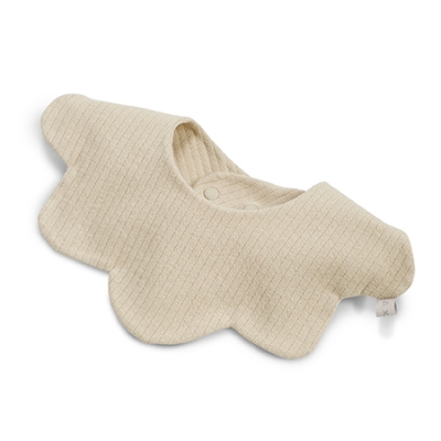 KUKU PLUS竹纖羅紋造型圍兜