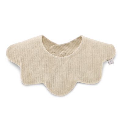 KUKU PLUS竹纖羅紋造型圍兜