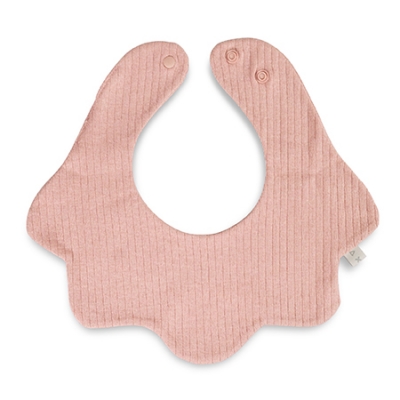 KUKU PLUS竹纖羅紋造型圍兜