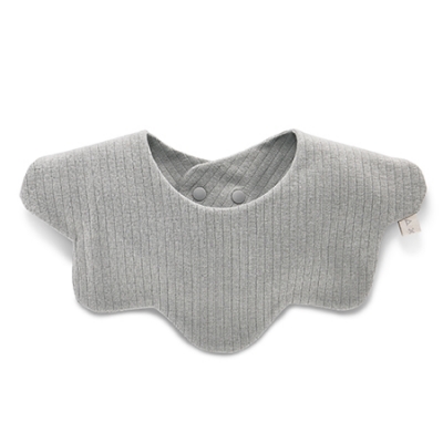 KUKU PLUS竹纖羅紋造型圍兜