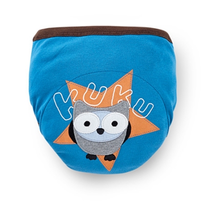 酷寶貝練習褲-傳情貓頭鷹