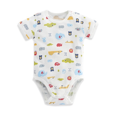 懶人洞洞包屁衣-仲夏藍 6-12m