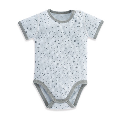 懶人洞洞包屁衣-繽紛藍 6-12m