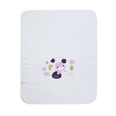 成長印記紗布大浴巾