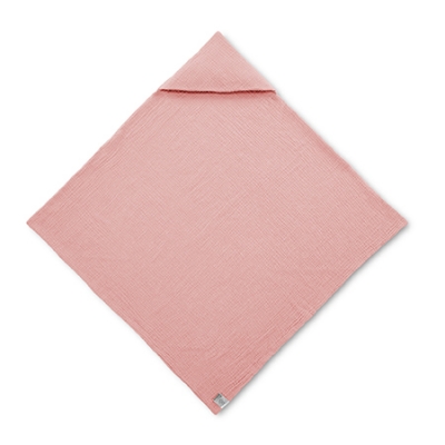 KUKU PLUS 雲朵皺布六層紗布連帽浴巾