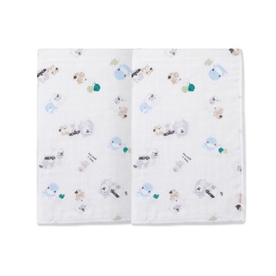 小繽紛紗布澡巾-2入