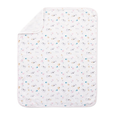 小繽紛紗布大浴巾