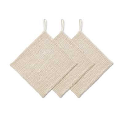 KUKU PLUS 雲朵皺布八層紗布手帕