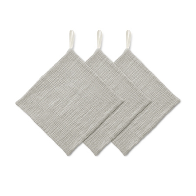 KUKU PLUS 雲朵皺布八層紗布手帕