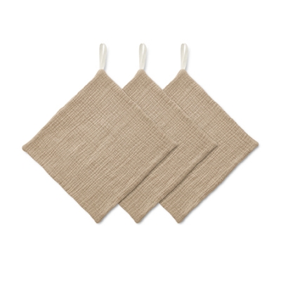 KUKU PLUS 雲朵皺布八層紗布手帕