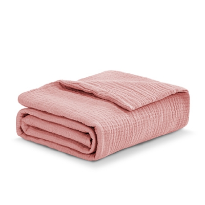 KUKU PLUS 雲朵皺布六層紗布浴巾幼兒蓋毯