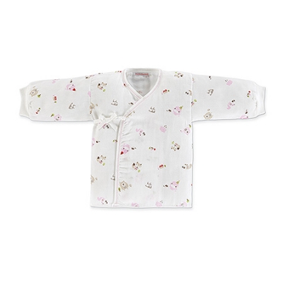 狐狸熊緹花紗布肚衣