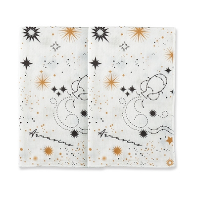 KUKU PLUS 十二星座紗布澡巾-2入
