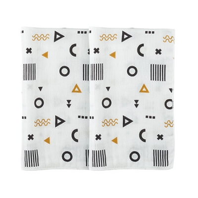 KUKU PLUS 純真之瞳紗布澡巾-2入