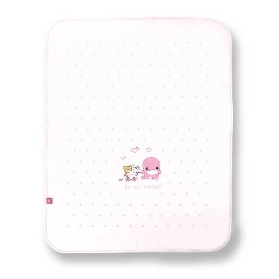 可愛緹花紗布大浴巾