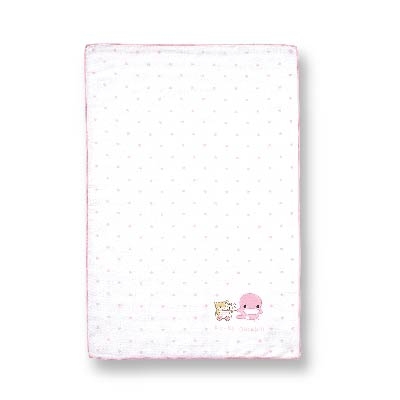 可愛緹花紗布澡巾-2入