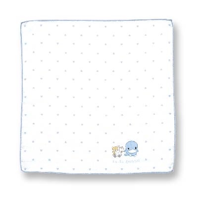 可愛緹花紗布小手帕-3入