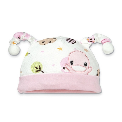 星星雲繡花雙結帽